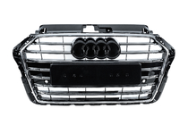 Audi A3 2012–2020 Přední maska S-style (2016-2020, černá s chromem) fotografie 1