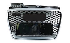 Audi A4 B7 2004–2008 Přední maska RS-style V-1 (černá s chromem) fotografie 1