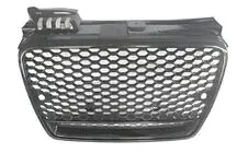 Audi A4 B7 2004–2008 Přední maska RS-style V-2 (bez loga, černá s chromem) fotografie 1