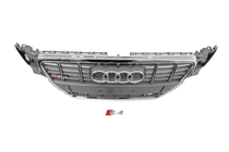 Audi A4 B8 2007–2015 Přední maska chladiče ve stylu RS (2007-2011, šedá s chromem) fotografie 4