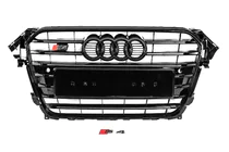 Audi A4 B8 2007–2015 Přední černá maska chladiče S-style (2012-2015) fotografie 1