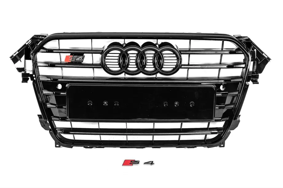 Audi A4 B8 2007–2015 Přední černá maska chladiče S-style (2012-2015) Image