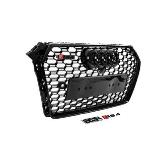Predni maska RS-style s napisem Quattro (2015-2019, cerna) fotografie 3