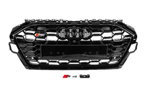Audi A4 B9 2015–2024 Predni maska chladiče S-style (2019-2024, černá) fotografie 1