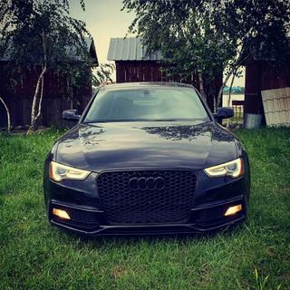 Přední maska RS-style (2011-2015, černá) Audi A5 2007–2015 fotografie 2