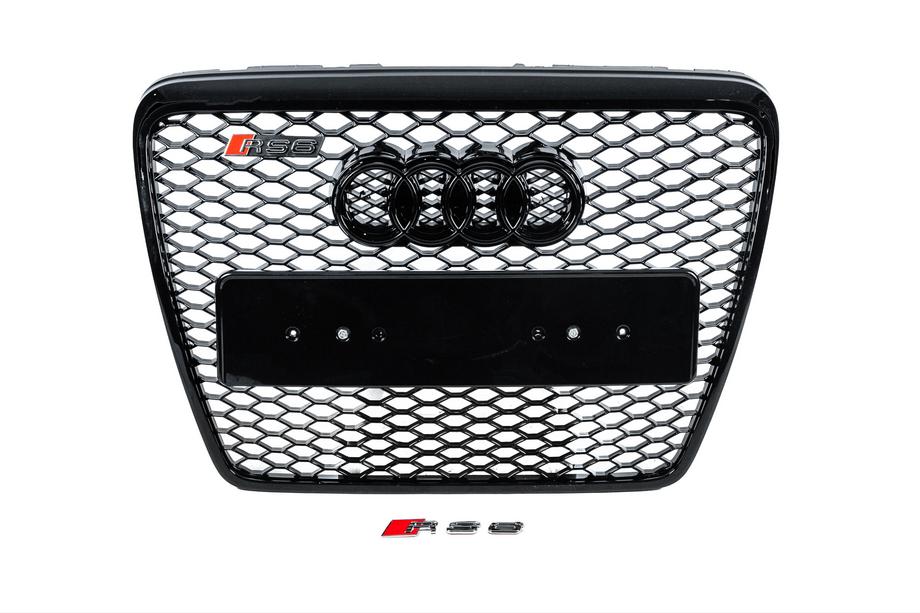 Audi A6 C6 2004–2011 Přední maska chladiče RS-style (černá) Image