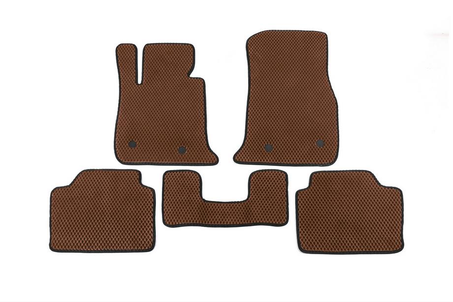 BMW řada 4 F32/F33/F36 2012–2020 EVA autokoberce do interiéru V1 (hnědé) Image