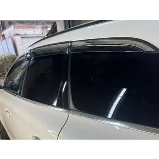 Ofuky oken s chromovou lištou Niken Luxury (6 ks) Volvo XC60 2009–2017 fotografie 2