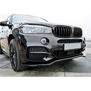 Přední lip spoiler DPT V-1 (pro M-Sport, lesklá černá) BMW X5 F15 2013–2018 fotografie 3
