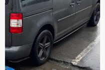 Volkswagen Caddy 2004–2010 Boční prahy Performance (černé) fotografie 2