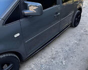Volkswagen Caddy 2015–2020 Boční prahy Performance (černé) fotografie 5
