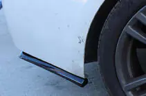 Volkswagen Caddy 2010–2015 Flap nástavce zadního nárazníku DPT (ABS) (2 ks) (lesklá černá) fotografie 6