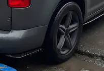 Volkswagen Caddy 2010–2015 Flap nástavce zadního nárazníku DPT (ABS) (2 ks) (lesklá černá) fotografie 1