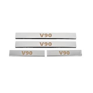 Nerezové kryty prahů Carmos (4 ks) Volvo S90/V90 2016– fotografie 1