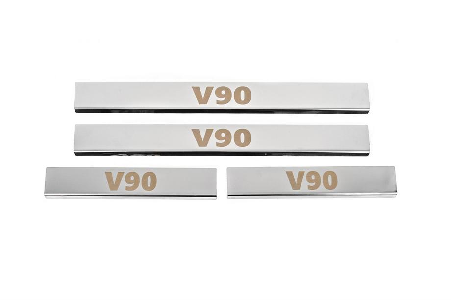 Volvo S90/V90 2016– Nerezové kryty prahů Carmos (4 ks) Image