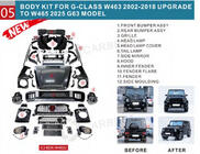Mercedes G-Class W463 1990–2018 Restylingový kit pro W465 2025 G63 fotografie 78