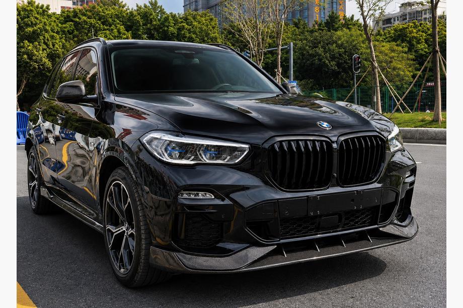 BMW X5 G05 2019–2026 Přední lip nástavec Paradigm V-1 (2018-2022, pravý karbon) Image