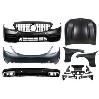 Kompletní sada bodykitu s kapotou a blatníky (C63 AMG) Mercedes C-Class W205 2014–2021 fotografie 1