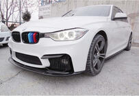 BMW řada 4 F32/F33/F36 2012–2020 Lip spoiler předního nárazníku DPT Lip V-1 (pro M4, černý lesk) fotografie 6