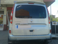 Renault Kangoo 2008–2020 Nerezová lišta nad SPZ fotografie 2
