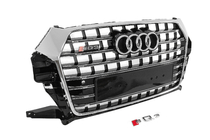 Audi Q3 2011–2019 Přední maska SQ-Style (2015-2019, černá s chromem) fotografie 3