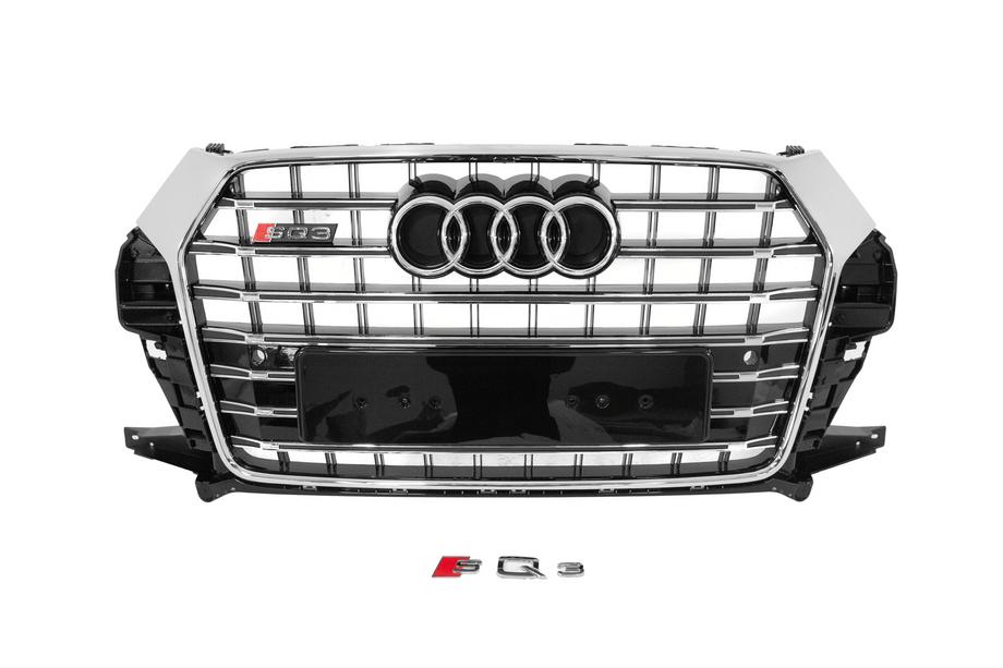 Audi Q3 2011–2019 Přední maska SQ-Style (2015-2019, černá s chromem) Image