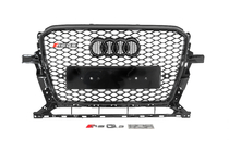 Audi Q5 2008–2017 Přední maska chladiče RSQ-Style s nápisem Quattro (2012-2017, černá) fotografie 1