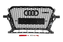 Audi Q5 2008–2017 Přední maska chladiče RSQ-Style s nápisem Quattro (2012-2017, černá) fotografie 4