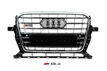 Audi Q5 2008–2017 Přední maska chladiče SQ-Style (2012-2017, černá s chromem) fotografie 1