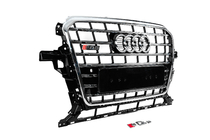 Audi Q5 2008–2017 Přední maska chladiče SQ-Style (2012-2017, černá s chromem) fotografie 3