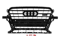 Audi Q5 2008–2017 Přední maska chladiče SQ-Style (2012-2017, černá s chromem) fotografie 4