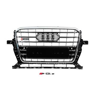 Přední maska chladiče SQ-Style (2012-2017, černá s chromem) Audi Q5 2008–2017 fotografie 1