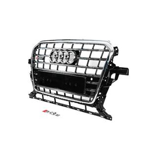 Přední maska chladiče SQ-Style (2012-2017, černá s chromem) Audi Q5 2008–2017 fotografie 2