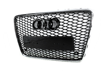 Audi Q7 2005–2015 Přední maska chladiče RSQ-Style (černá s chromem) fotografie 6