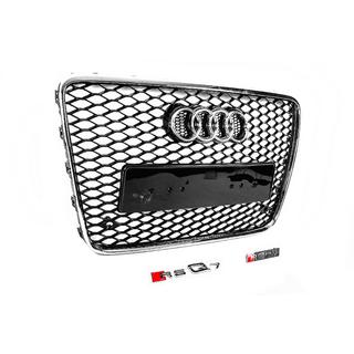 Přední maska chladiče RSQ-Style (černá s chromem) Audi Q7 2005–2015 fotografie 3