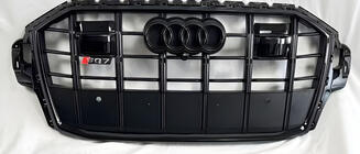 Audi Q7 2015–2026 Přední maska chladiče RSQ-Style (2020+, lesklá černá) fotografie 1