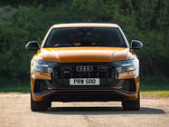 Audi Q8 2018– Přední maska chladiče SQ-Style (2018-2023, černá) fotografie 1