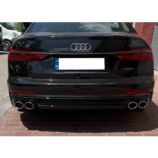 Zadní difuzor s koncovkami výfuku S-Style (pro S / S-Line) Audi A6 C8 2018–2025 fotografie 1