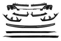 BMW řada 5/i5 G60/G60E/G61 2023– Sada bodykitu leskle černá (pro M-Sport) fotografie 2