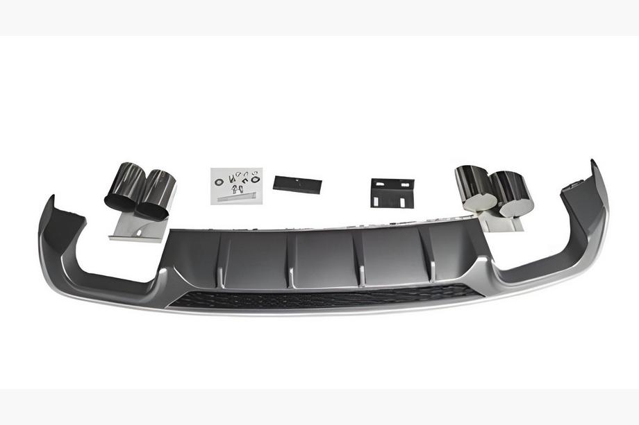 Audi A3 2012–2020 Zadní difuzor s koncovkami výfuku V-2 (pro S/S-Line, 2016-2020) Image