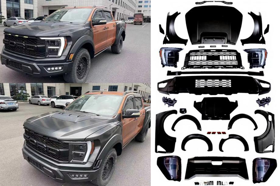 Ford Ranger 2011–2022 Sada bodykitu (design F150 Raptor 2023) Image