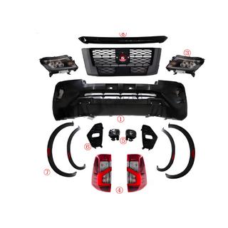 Sada pro facelift (upgrade na verzi 2021) (pro roky 2015–2020) Nissan Navara/NP300 2016– fotografie 4