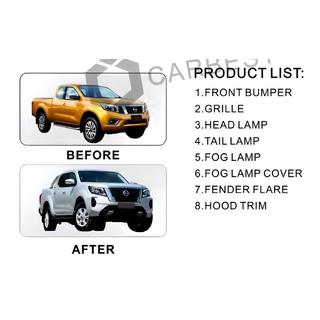 Sada pro facelift (upgrade na verzi 2021) (pro roky 2015–2020) Nissan Navara/NP300 2016– fotografie 3