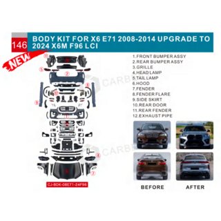 Facelift sada pro X6M F96 LCI fotografie 3