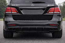 Mercedes GLE/ML třída W166 2011–2018 Zadní difuzor pro GLE (design GLE63 Black) fotografie 1