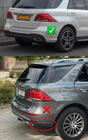 Mercedes GLE/ML třída W166 2011–2018 Zadní difuzor pro GLE (design GLE63 Black) fotografie 3