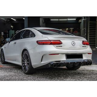 Zadní difuzor Black s černými koncovkami (design AMG53)