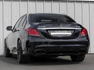 Mercedes C-Class W205 2014–2021 Zadní difuzor s koncovkami Black (Design C63 2018-2021) fotografie 1