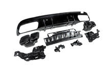 Mercedes C-Class W205 2014–2021 Zadní difuzor s koncovkami Black (Design C63 2018-2021) fotografie 5