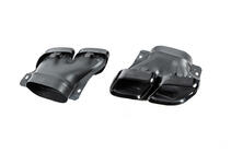 Mercedes C-Class W205 2014–2021 Zadní difuzor s koncovkami Black (pro Coupe design AMG63) fotografie 7